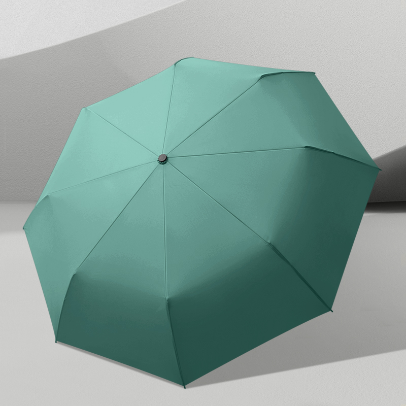 美度(MAYDU)全自动雨伞 三折自动大号伞防风加大加固男士商务折叠晴雨伞 M3322薄荷绿高清大图