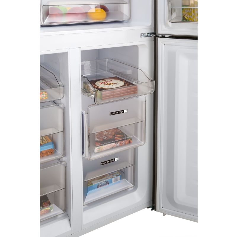 惠而浦bcd432wmgbws432l大冷冻力铂金纳米保鲜果蔬盒十字对开门冰箱