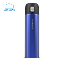 乐扣乐扣(lock&lock)缤纷弹跳盖保温杯LHC3222BLU 304不锈钢(390ml)蓝色