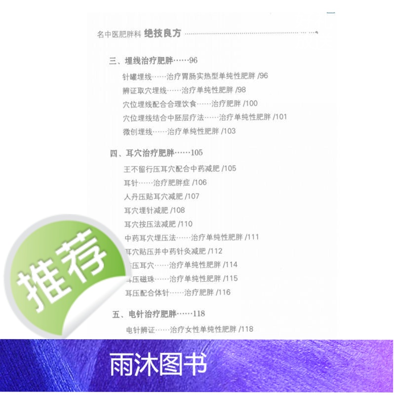 名中医肥胖科绝技良方 179页 32开本 2009高清大图