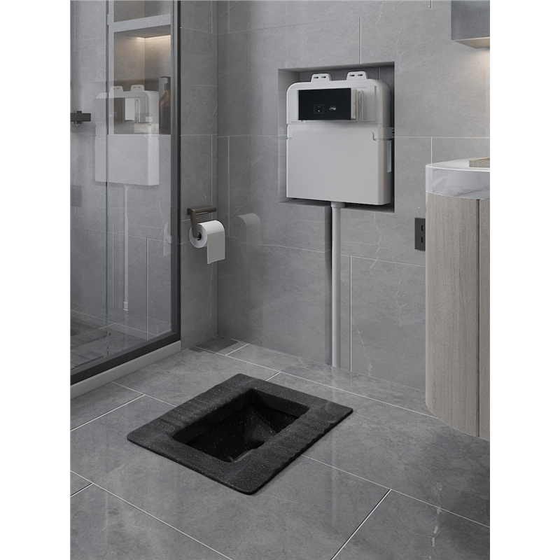 厕所卫生间蹲便器隐藏式水箱自动冲水箱暗藏入墙蹲厕蹲坑加厚水箱