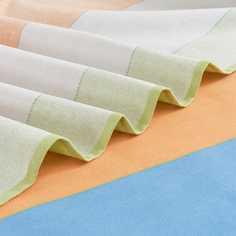 天琴床品三件套200*230cm柔软舒适极简主义粗布印花TQ-S65高清大图