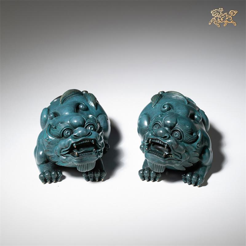 美帮汇全铜摆件 《貔貅之财源滚滚(一对)》铜工艺品 家居饰品高清大图