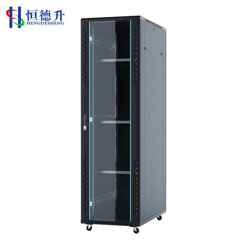 恒德升 HDS-A427SB6642 网络机柜 19英寸国际标准机柜 42U高清大图