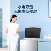 美的(Midea)10公斤免清洗波轮洗衣机 全自动 老人婴儿 家用大容量 立方内桶 MB100KQ3