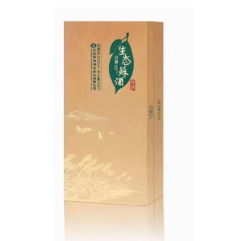 双沟 生态苏酒 浓香型白酒 口感绵柔 500ml 地锦 40.8度 500ml*4整箱装