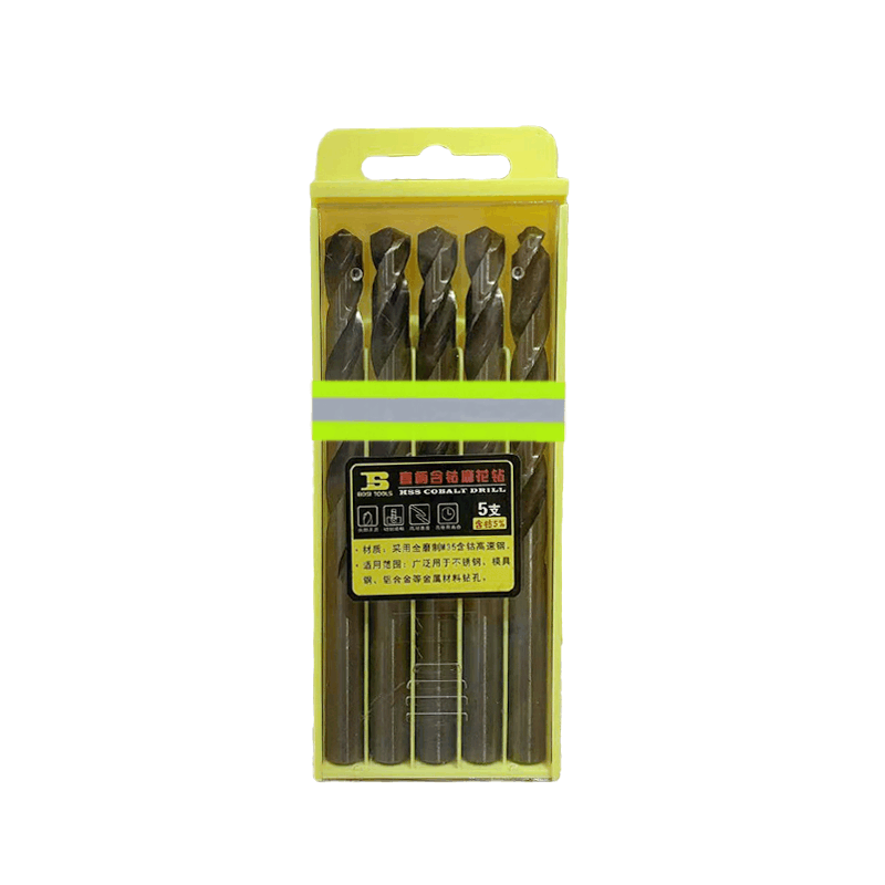 波斯(BOSI) 荧光系列直柄含钴麻花钻 7.5mm/5支 盒图片