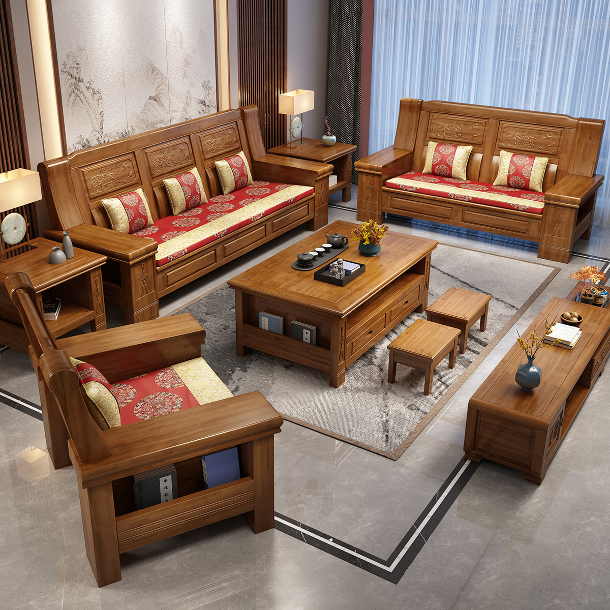 【樟木实木家具】报价行情_排行_品牌_参数_怎么样_图片_商家-苏宁