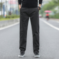 金盾(KIN DON)卡其色休闲长裤男士直筒宽松阔腿裤冬季厚款新款休闲裤男裤秋冬加大码肥佬黑色裤子 32(2尺5) 金盾休闲裤w6602深灰色