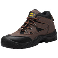 苏识 3110312劳保鞋 防砸防刺穿耐油耐酸碱安全鞋 35码 HD011棕色（双）