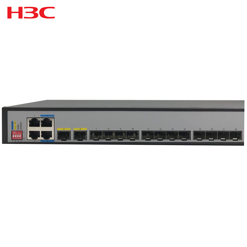 华三(H3C) S1200-18F 18光口+4电口全千兆非网管企业级汇聚交换机