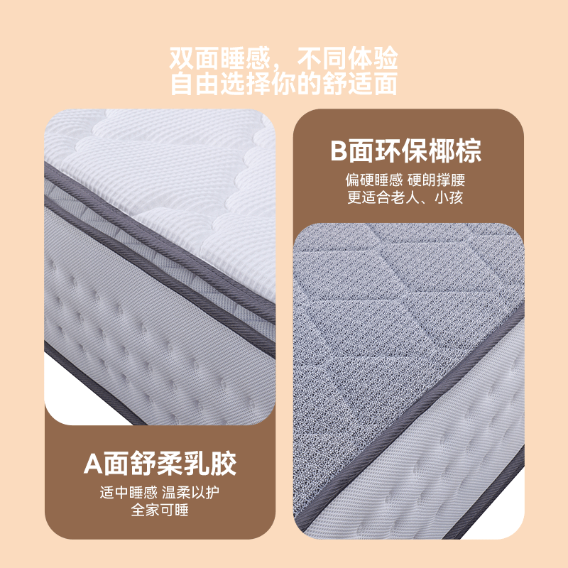 皇朝弹簧护脊床垫1.8高清大图