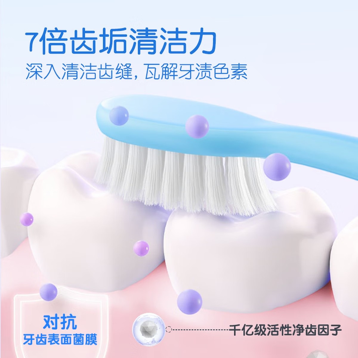 舒客宝贝儿童牙膏按压150g大容量含氟防蛀2-12岁葡萄味-哆啦A梦高清大图