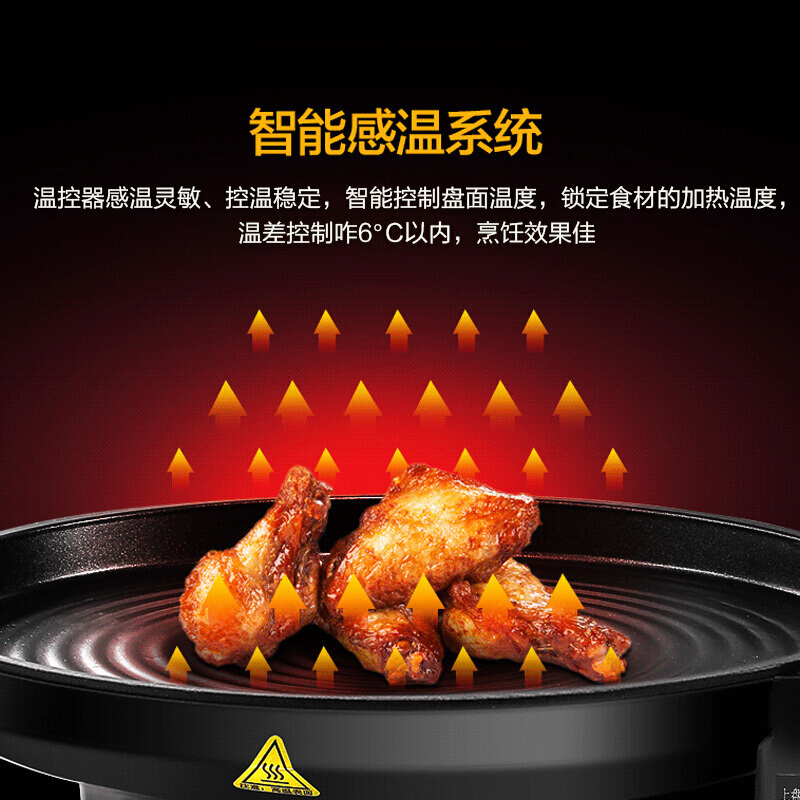 美的(Midea) 34Q 家用机械版煎烤机电饼铛
