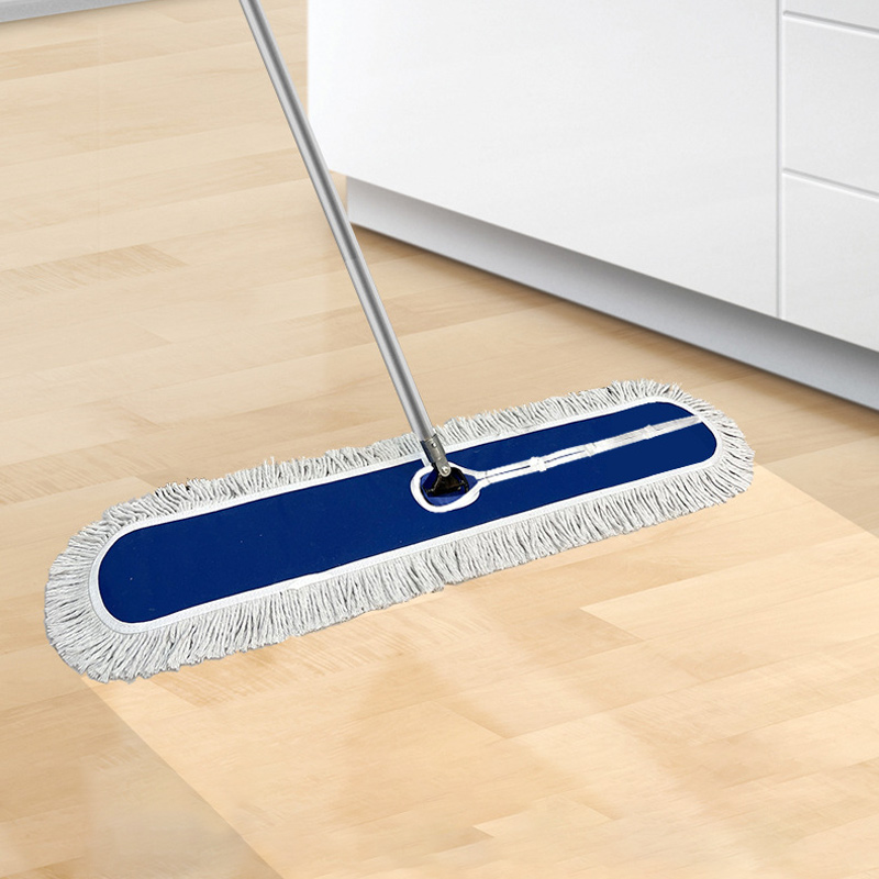 臻远 ZY-CT056尘推 不锈钢杆整套蓝白色—夹子款120cm高清大图