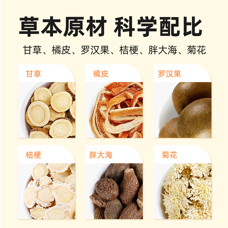 杞里香胖大海菊花茶决明子茯苓红豆薏米芡实茶