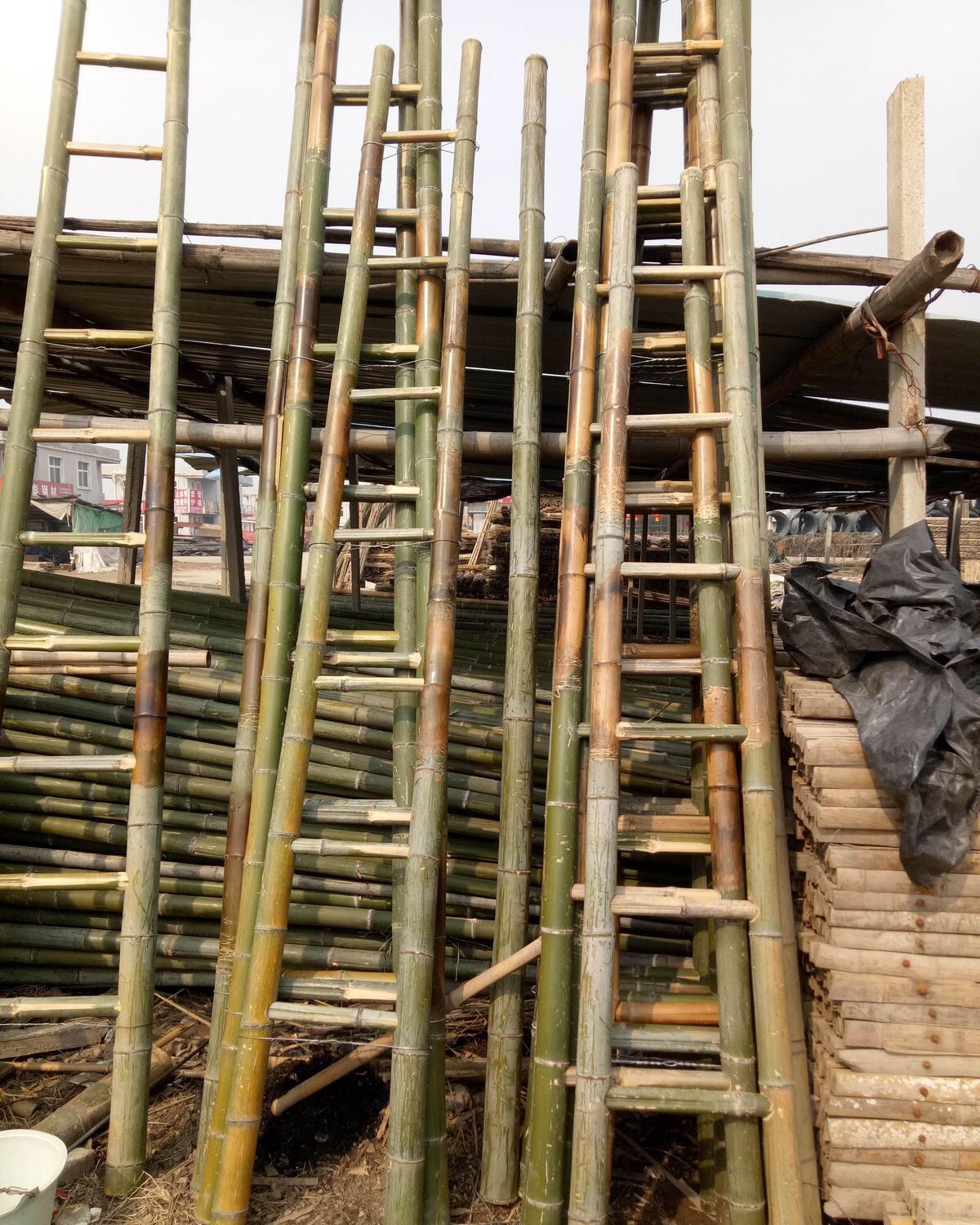 幼儿园竹制2米梯子游戏梯子竹梯游戏道具户外玩具