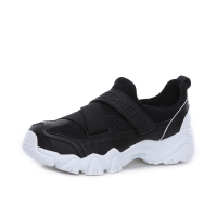 Skechers斯凯奇 跑步潮鞋 D'lites情侣魔术贴 熊猫鞋88888016