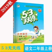 2019秋五三天天练小学语文二年级上册RJ人教部编版53天天练2年级上册语文同步训练册小学教辅教材同步练习册
