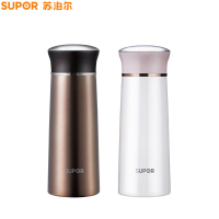 苏泊尔纤巧真空保温杯·晶韵系列 KC30AQ1(摩卡金) 304不锈钢便捷水杯