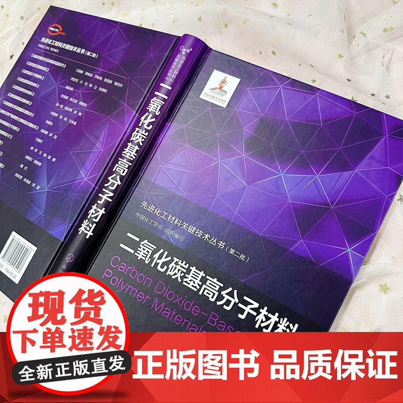 先进化工材料关键技术丛书 第二批 二氧化碳基高分子材料 二氧化碳共聚物合成化学 二氧化碳基塑料物理性能化工材料高分子材料高清大图