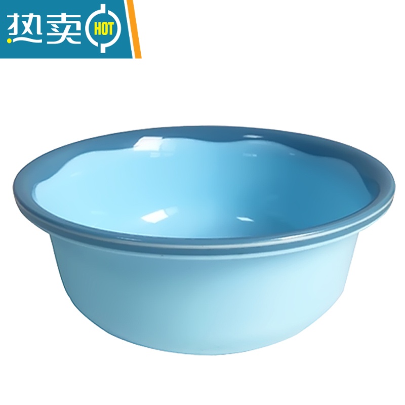 敬平珠江塑料彩色加厚脸盆家用洗菜盆小号洗脚盆冲卫生间盆子可爱女盆高清大图