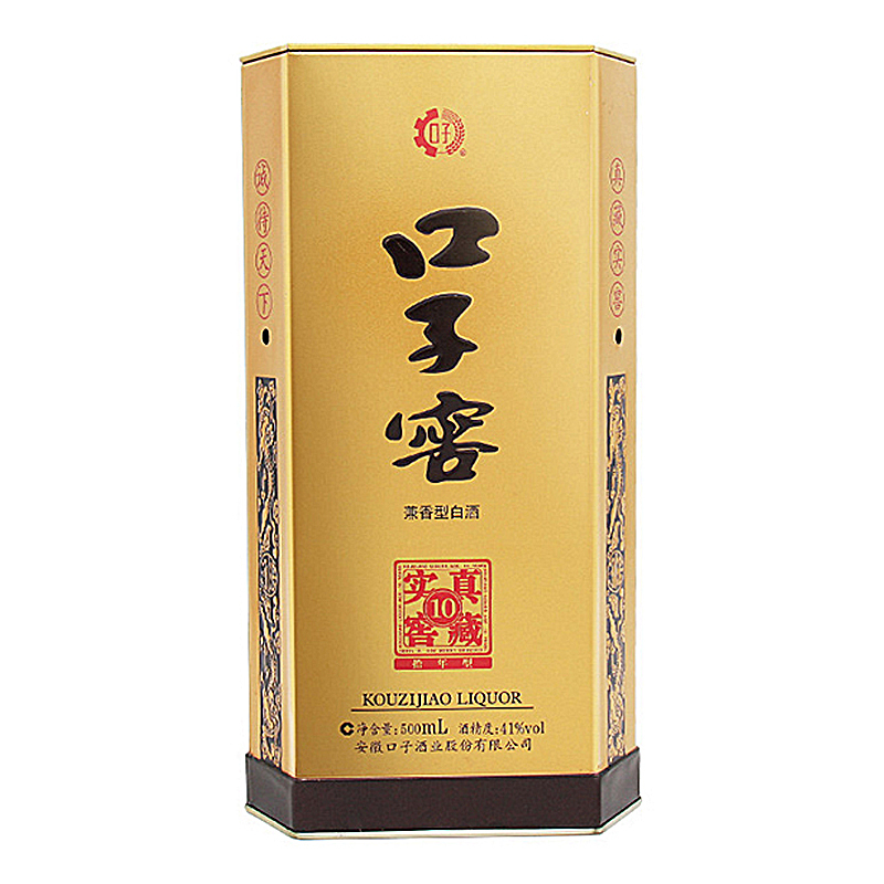 口子窖十年41度500ml*4兼香型白酒