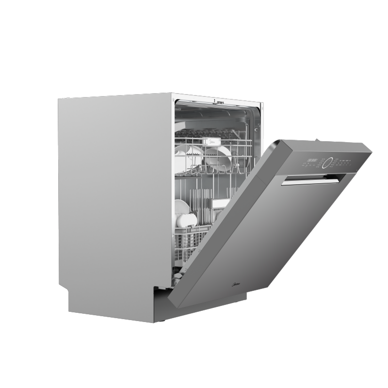 美的(Midea)13套家用嵌入式全自动洗碗机P50四星级灭菌消毒热烘干 降噪长效鲜存 多重洗涤模式智能互联洗碗机