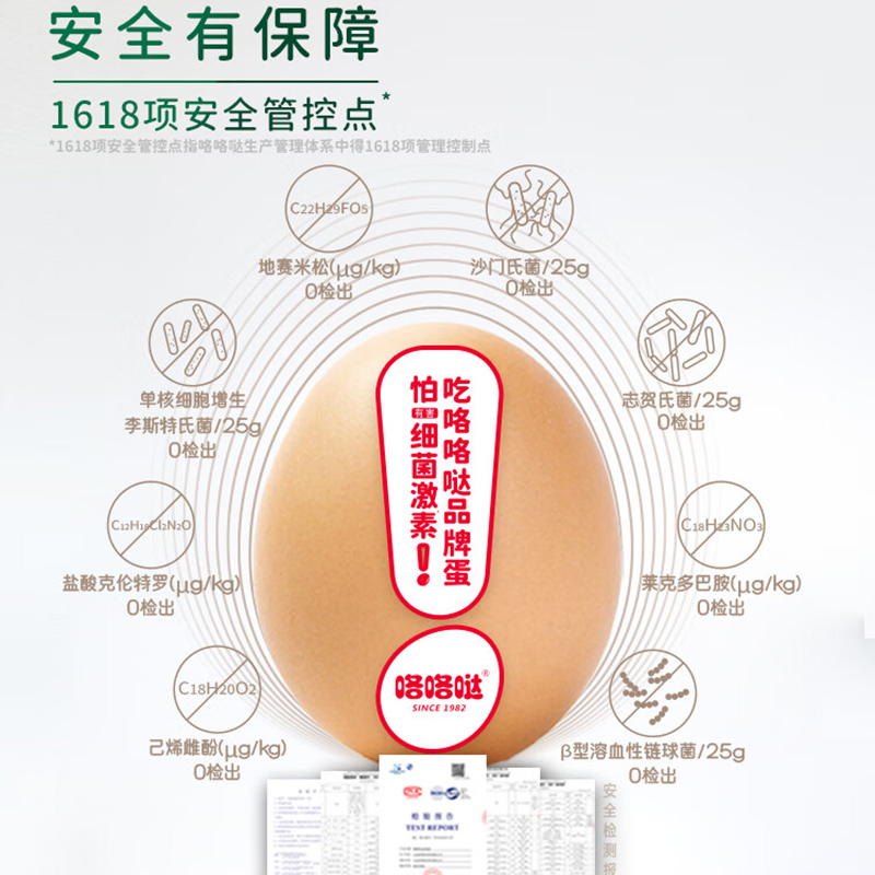 咯咯哒绿色鸡蛋30枚装高清大图
