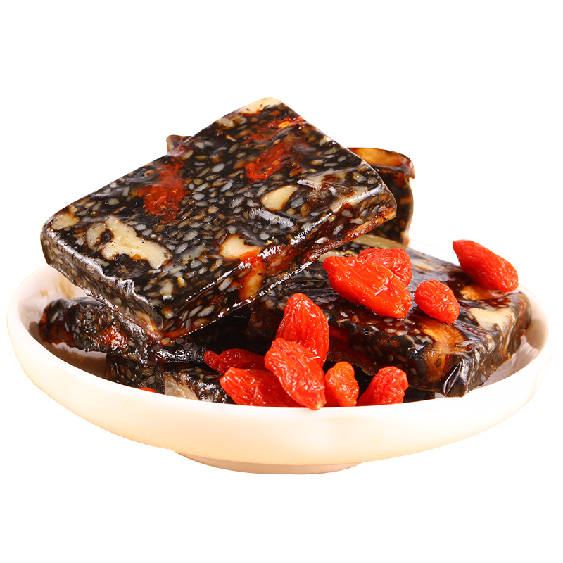 固本堂红枣枸杞味阿胶糕即食固元糕女手工纯500g传统阿胶膏