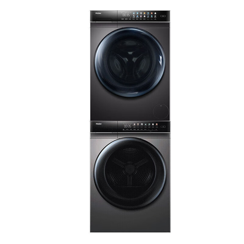 海尔(Haier)EG100MATE8SU1+EHGS100MATE7SU1 双擎热泵洗烘套装家用全自动滚筒