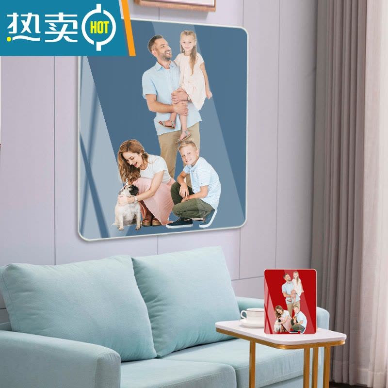 敬平全家福相框洗照片做成照片挂墙摆台冲印16寸18寸24寸画框打印定制 水晶拉菲-满屏款 30寸挂墙图片