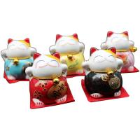 招财猫汽车摆件创意车内装饰品可爱公仔保平安车载摆件小玩偶用品