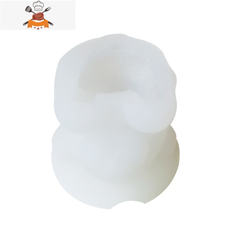 小熊冻制冰块模具家用硅胶冰格制冰盒储存盒创意可爱速冻雪糕模具 敬平 小熊冰块模具[1个装]高清大图
