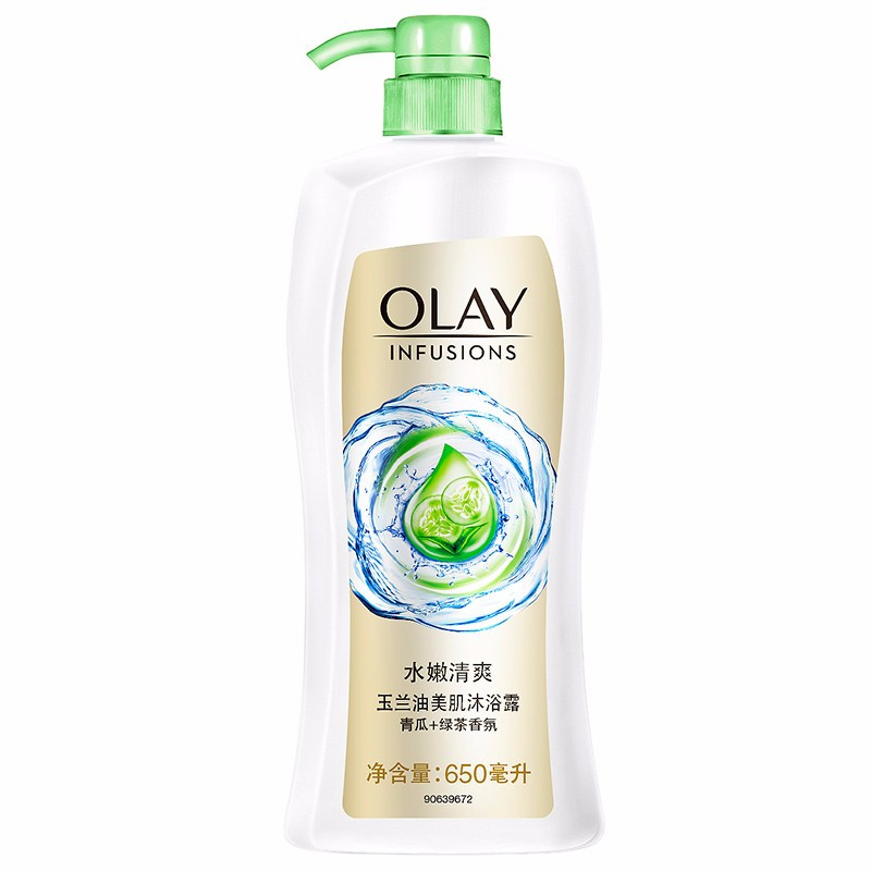 玉兰油OLAY美肌清爽沐浴露-水嫩清爽650毫升(单位:瓶)