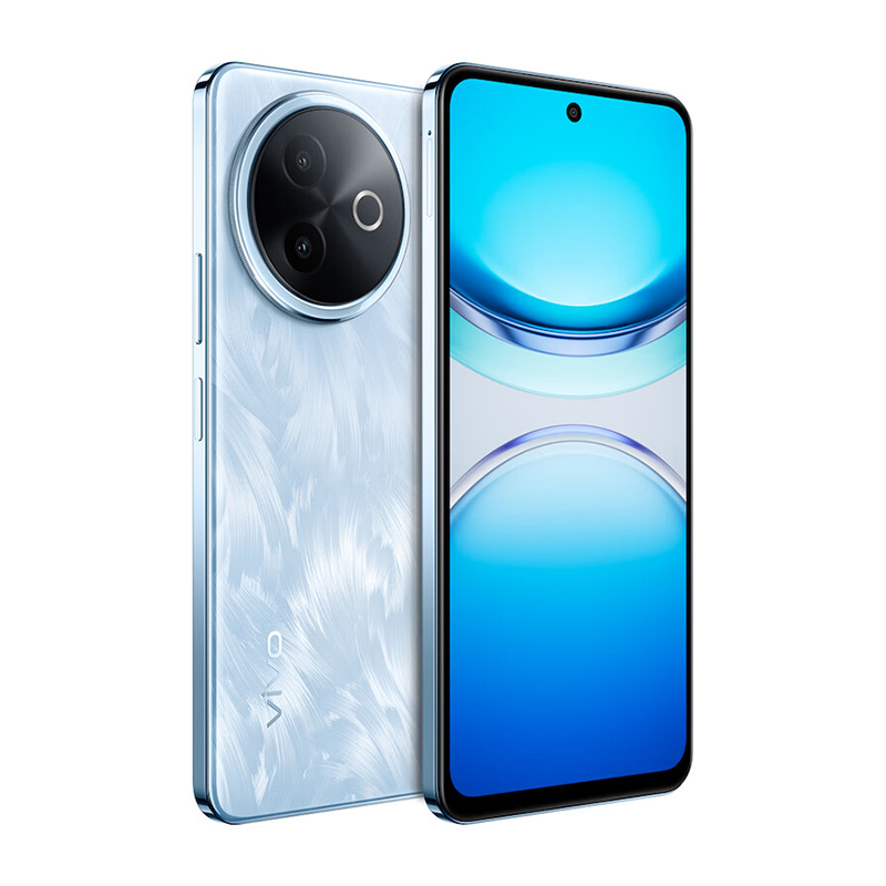 vivo Y300i 12GB+256GB 雾凇蓝 5G手机 6500mAh超薄蓝海电池 长续航大内存大音量抗摔护眼直屏学生备用老人智能机高清大图