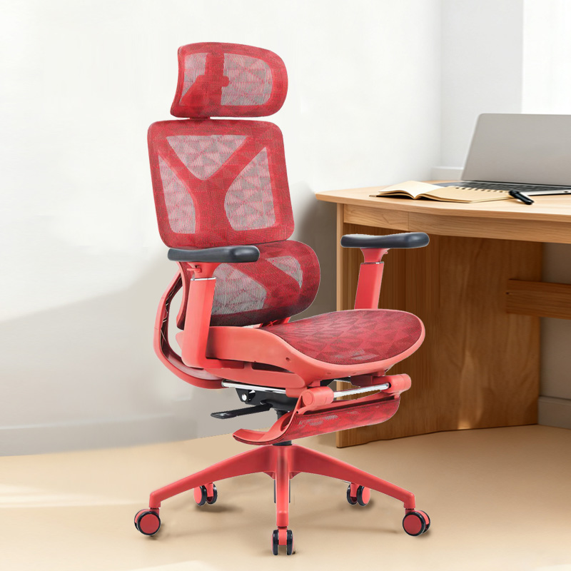 臻远 ZY-8935 办公椅午休椅转椅 红框 单位:把高清大图