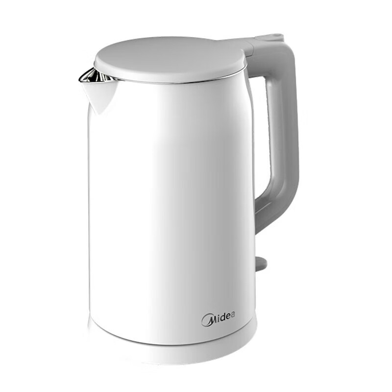 美的(Midea) 电热水壶 1.7L大容量家用烧水壶双层防烫 MK-AEK1769