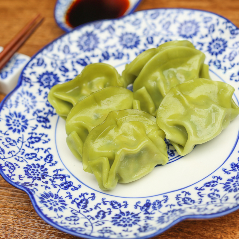 湾仔码头 多菜多益香菇青菜上品素菜水饺720g
