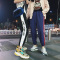个性的裤子男日系原宿bf风嘻哈束脚运动裤日韩风潮牌帅气韩风