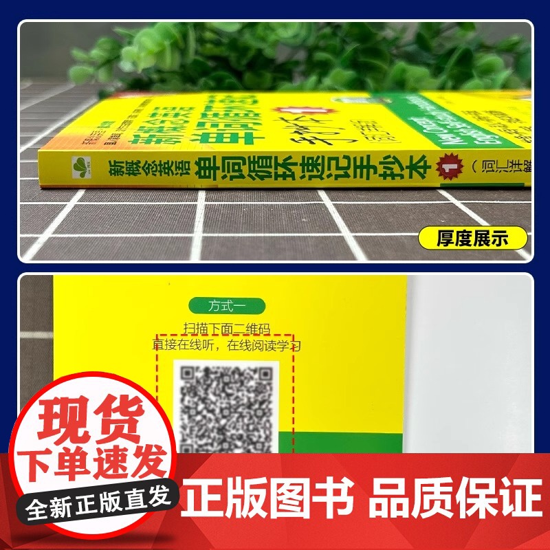 正版 新概念英语单词循环速记手抄本 词汇详解版1 搭配新概念英语1英语初阶第一册教材 英语综合教程 英语零基础入学习参考高清大图
