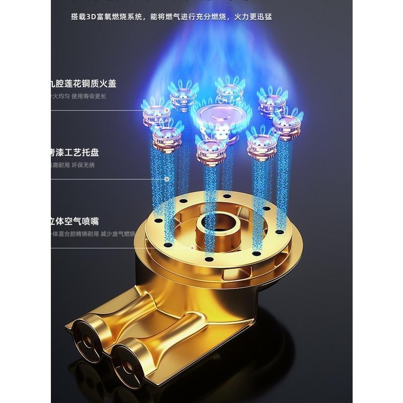 半球煤气灶双灶家用燃气灶嵌入式台式液化气猛具煤气炉