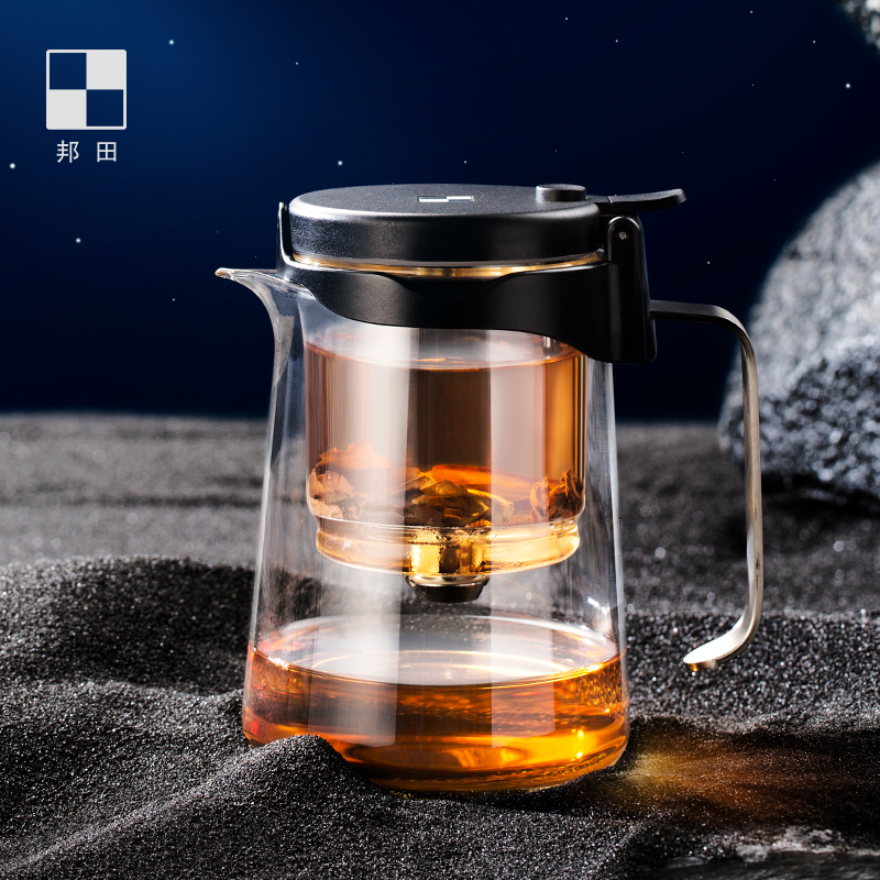 芝宝zippo4215玻璃内胆飘逸杯加厚玻璃泡茶壶按压式全过滤茶壶