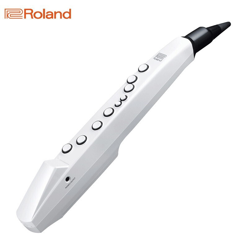 罗兰(Roland)AE-01C电吹管新型电子萨克斯支持蓝牙初学者成人老年人电子管乐+多功能音箱套装