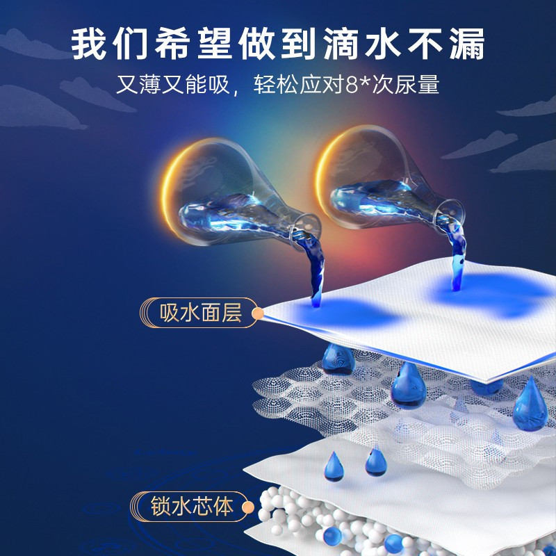 英丽贝魔法世界纸尿裤s码新生婴儿初生超薄透气拉拉裤尿不湿弱酸