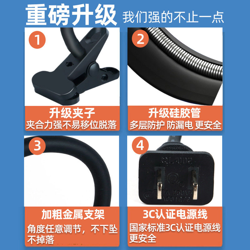 乌龟晒背灯用品uvb灯加热灯乌龟灯uva爬宠灯陶瓷全光谱太阳灯宠物高清大图