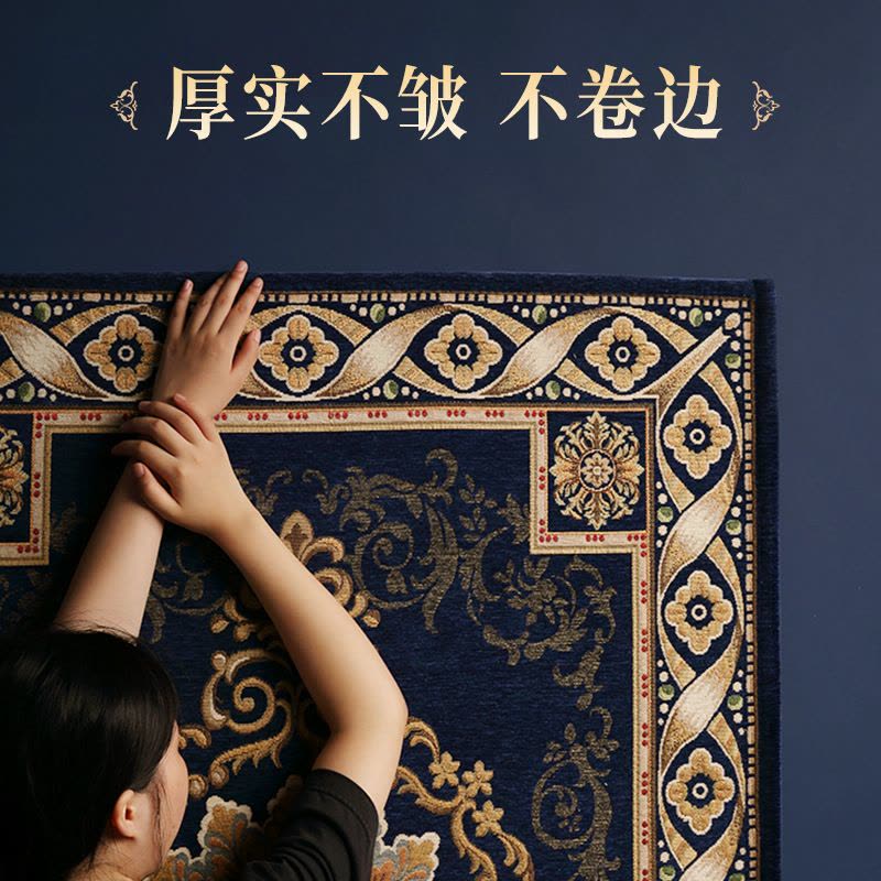 京城派 多尼尔进门地垫入户地毯客厅地垫轻奢中式吸水吸油地毯厨垫满铺防水耐脏厨房脚垫子定制图片