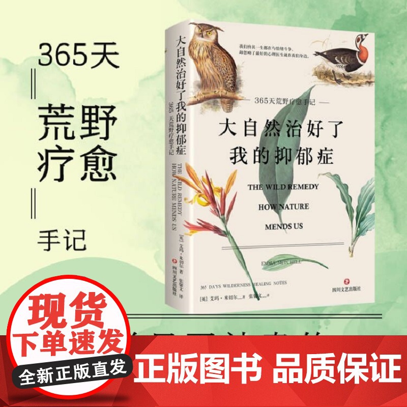 大自然治好了我的抑郁症 艾玛米切尔著 一条找回宁静的自然疗愈之路心灵疗愈版瓦尔登湖虹影外国小说书正版书籍