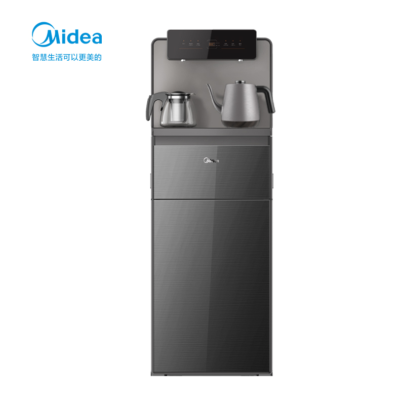 美的(Midea)茶吧机饮水机家用高端智能背板多功能下置式桶装水饮水机立式冷热多用型 YD1619S-X高清大图
