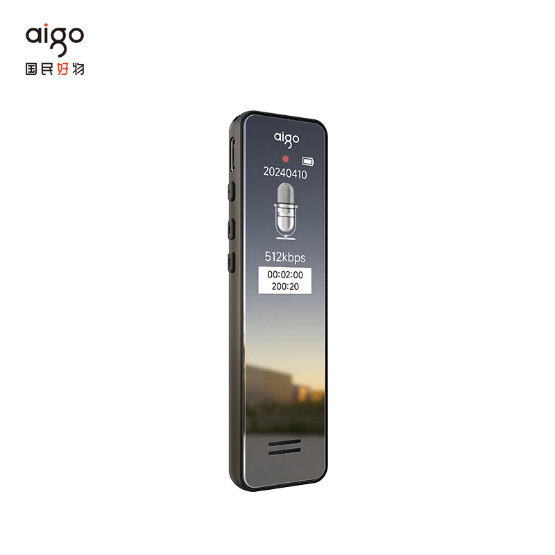 爱国者(AIGO) R6933PLUS 64G 录音笔 炫黑 单位:支高清大图